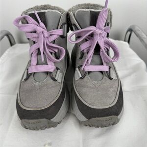 Cole Haan Kids' Gray and Lavender Boots